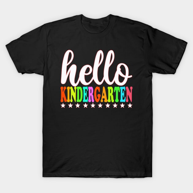 Hello Kindergarten First Day Of School T-Shirt by Bao1991